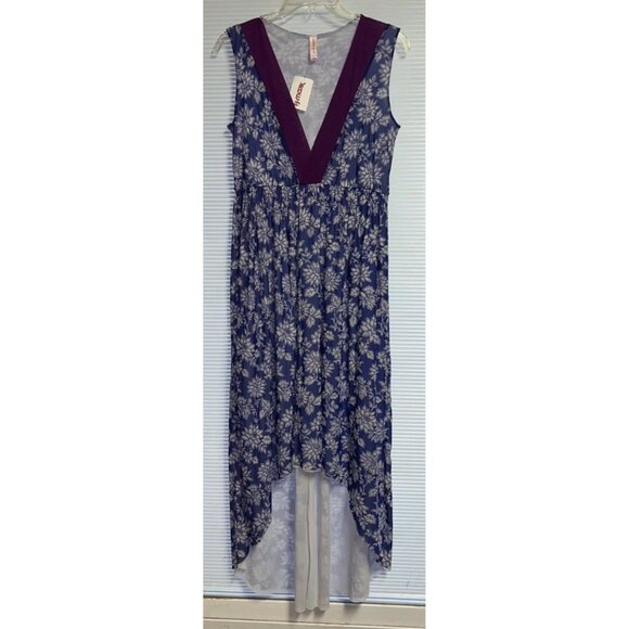 Sweet Peas Blue Floral Dress -- Large - Picture 3 of 10